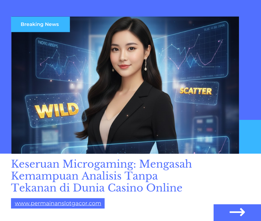 Keseruan Microgaming: Mengasah Kemampuan Analisis Tanpa Tekanan di Dunia Casino Online